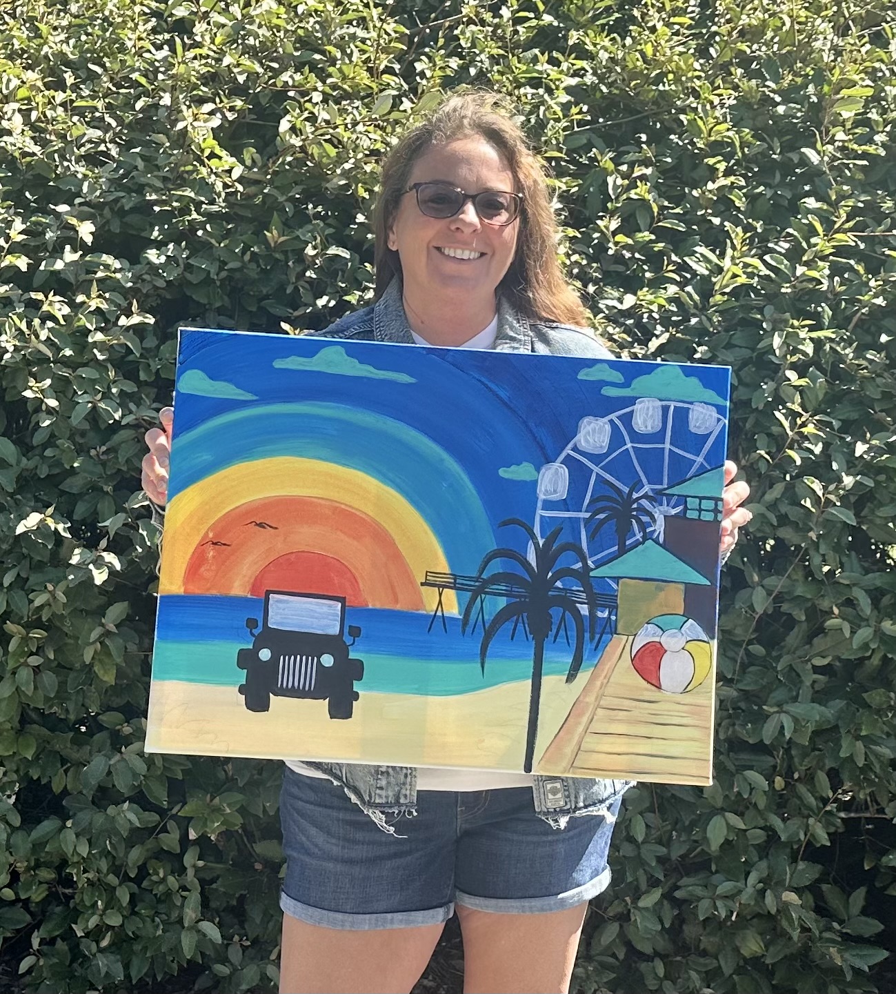 Jeepin on Canvas Paint Party